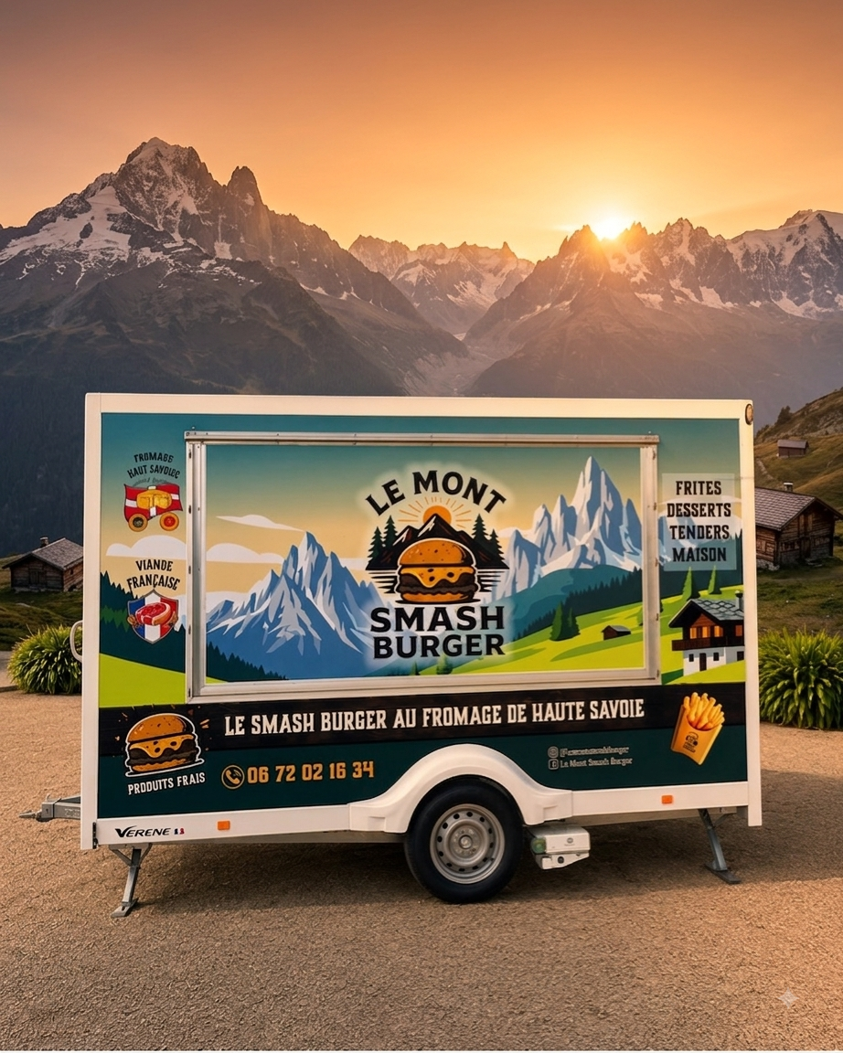 Food truck Le Mont Smash Burger
